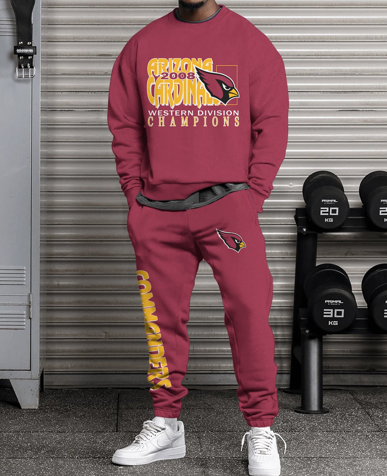 Arizona Cardinals Combo 3D Sweatsuit and Sweatpants Unisex CBSP129