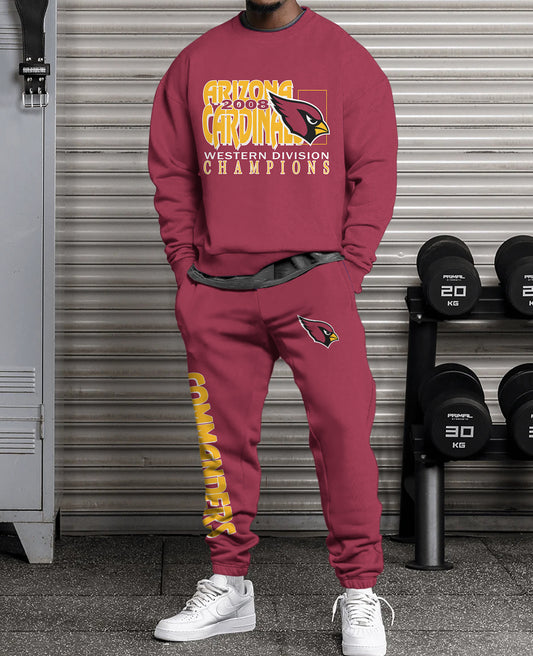 Arizona Cardinals Combo 3D Sweatsuit and Sweatpants Unisex CBSP129