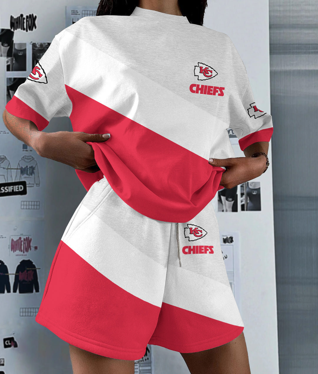 Kansas City Chiefs Limited Edition Top And Shorts Two-Piece Suits (2)