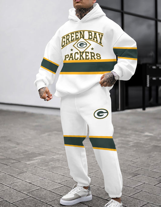 Green Bay Packers Combo Pullover Hoodie And Sweatpants AZBTPHSP000464