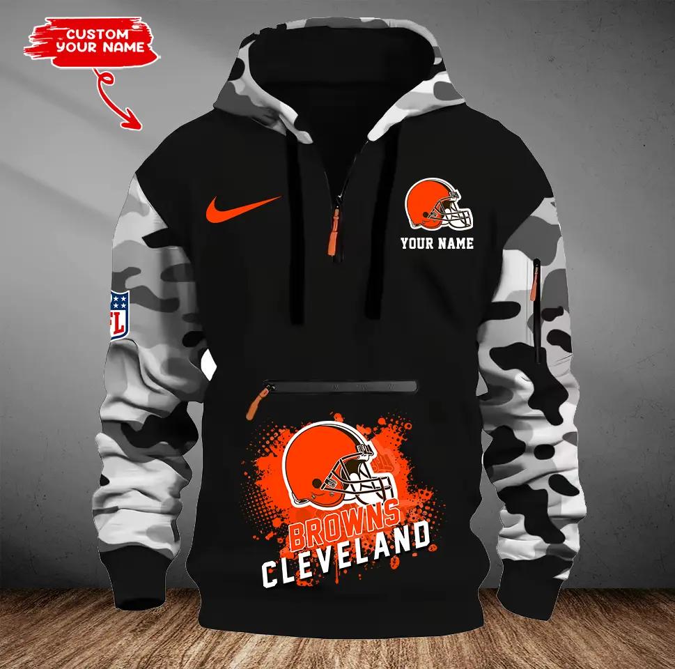 Cleveland Browns Camouflage Hooded Sweatshirt HA39