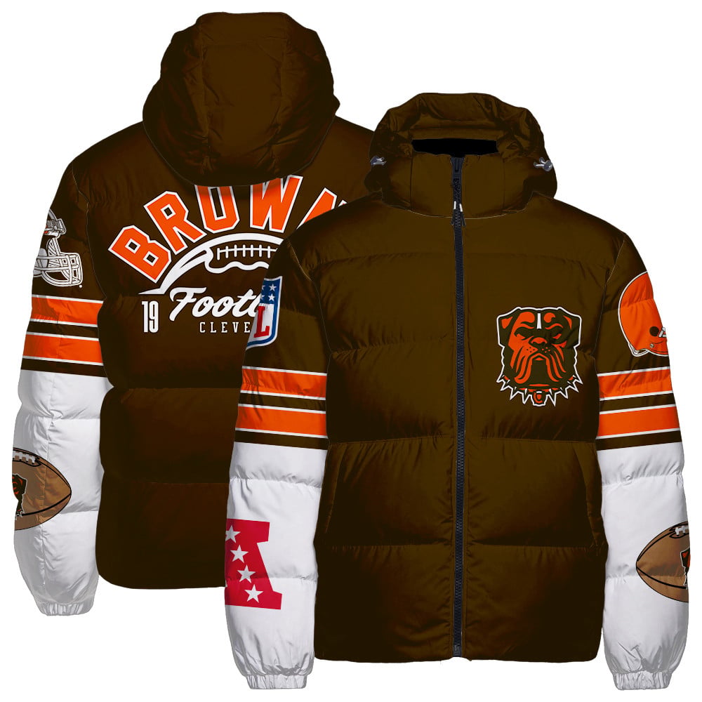 Cleveland Browns CozyCloud Down Jacket AZBTDWJ000425