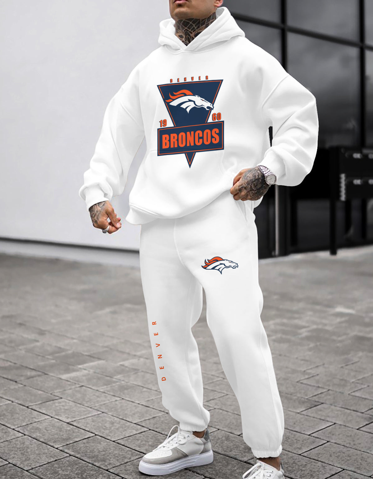 Denver Broncos Combo Pullover Hoodie And Sweatpants AZBTPHSP000070
