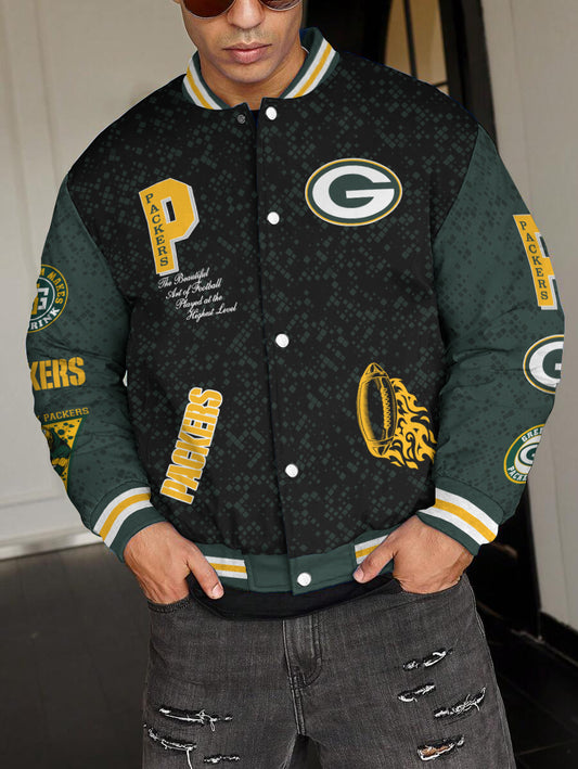 Green Bay Packers National Football League Varsity Jacket AZBTVJK000500