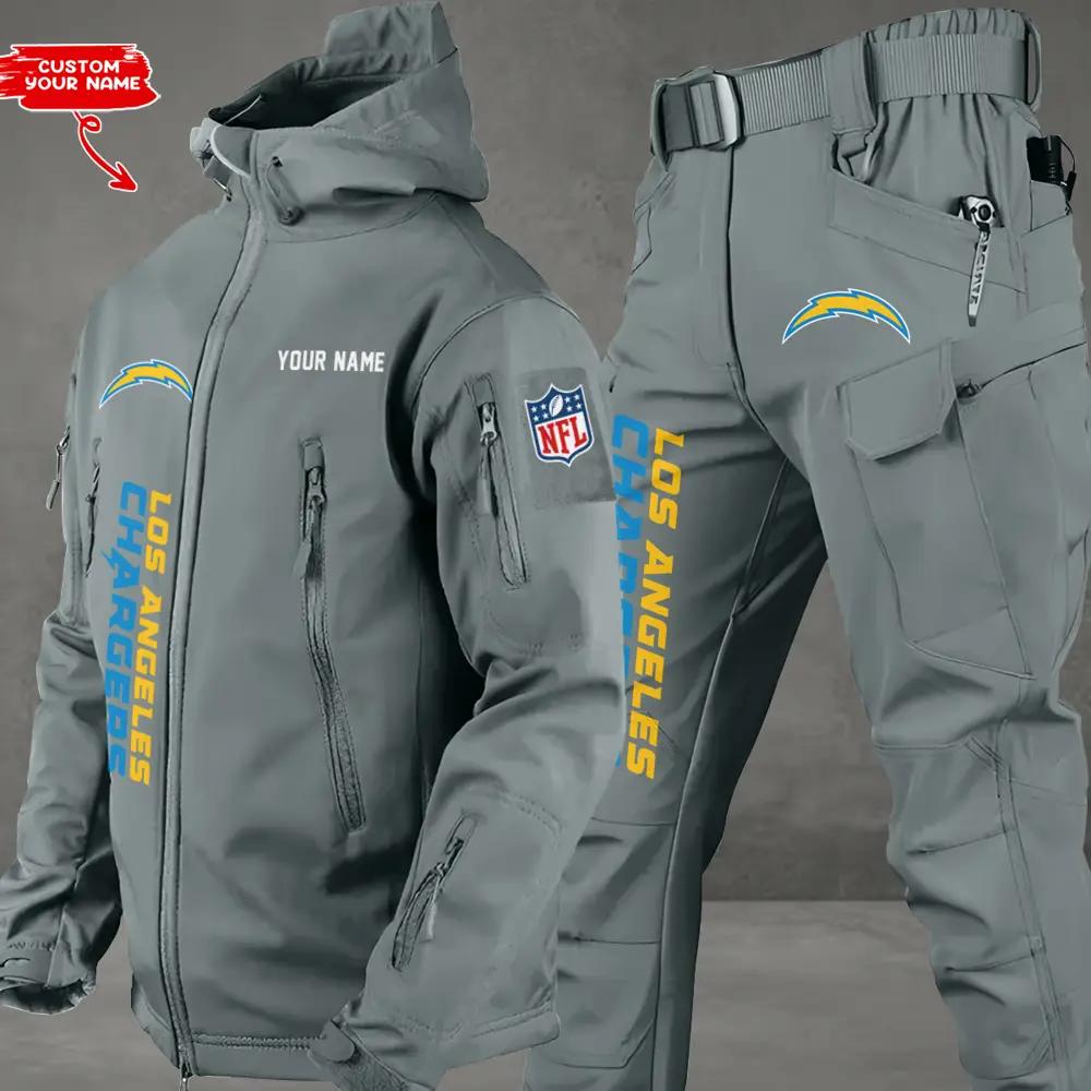 Los Angeles Chargers Outdoor Jacket and Pants 000012