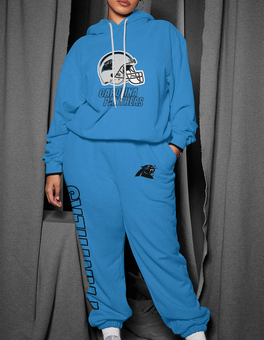 Carolina Panthers Combo Pullover Hoodie And Sweatpants AZBTPHSP000221