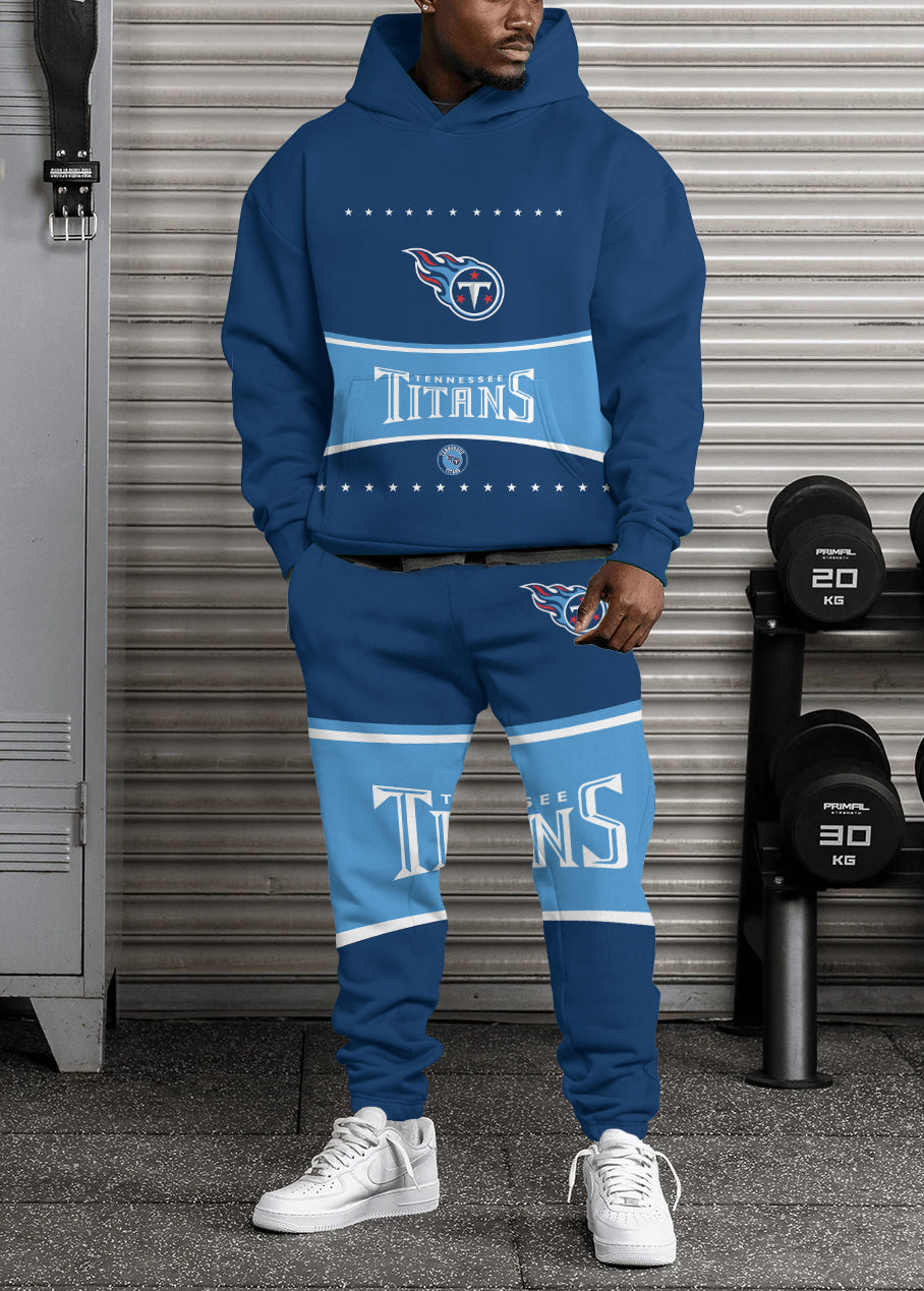 Tennessee Titans Combo Pullover Hoodie And Sweatpants AZBTPHSP000280