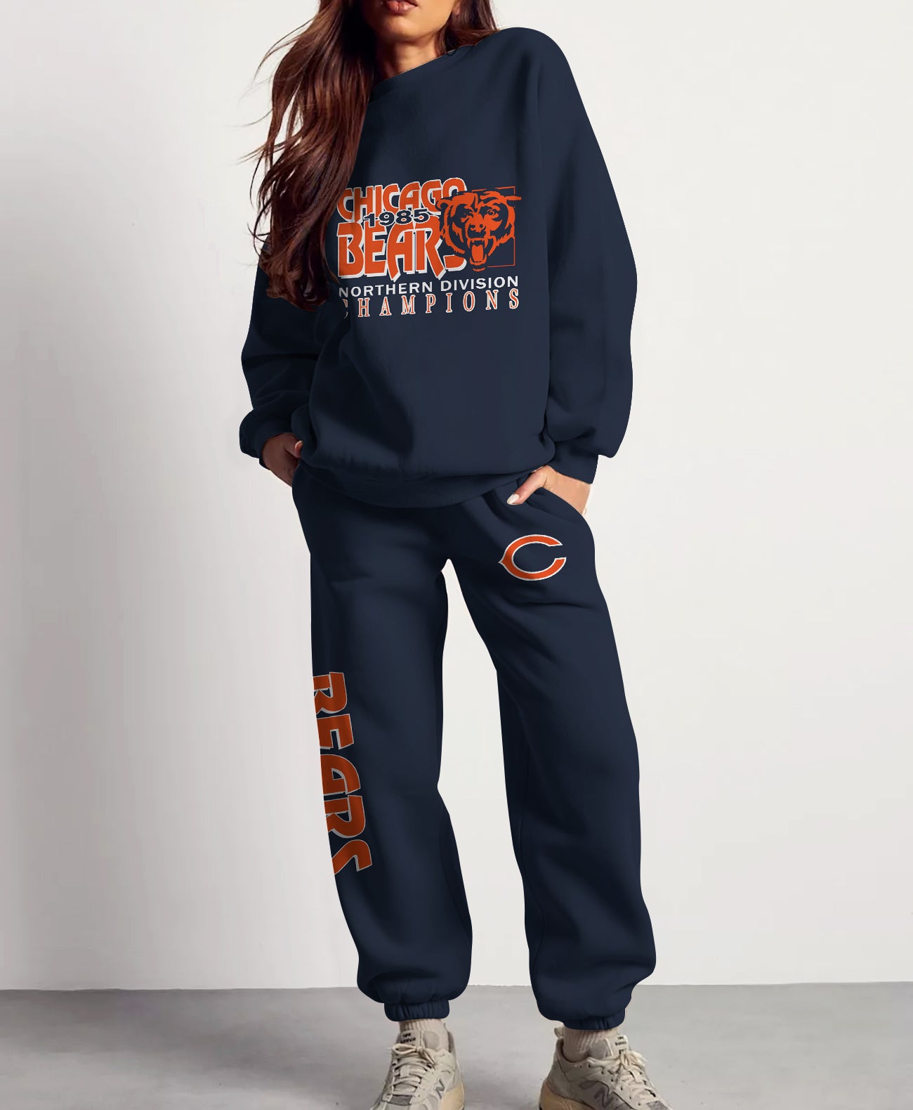 Chicago Bears Combo 3D Sweatsuit and Sweatpants Unisex CBSP236