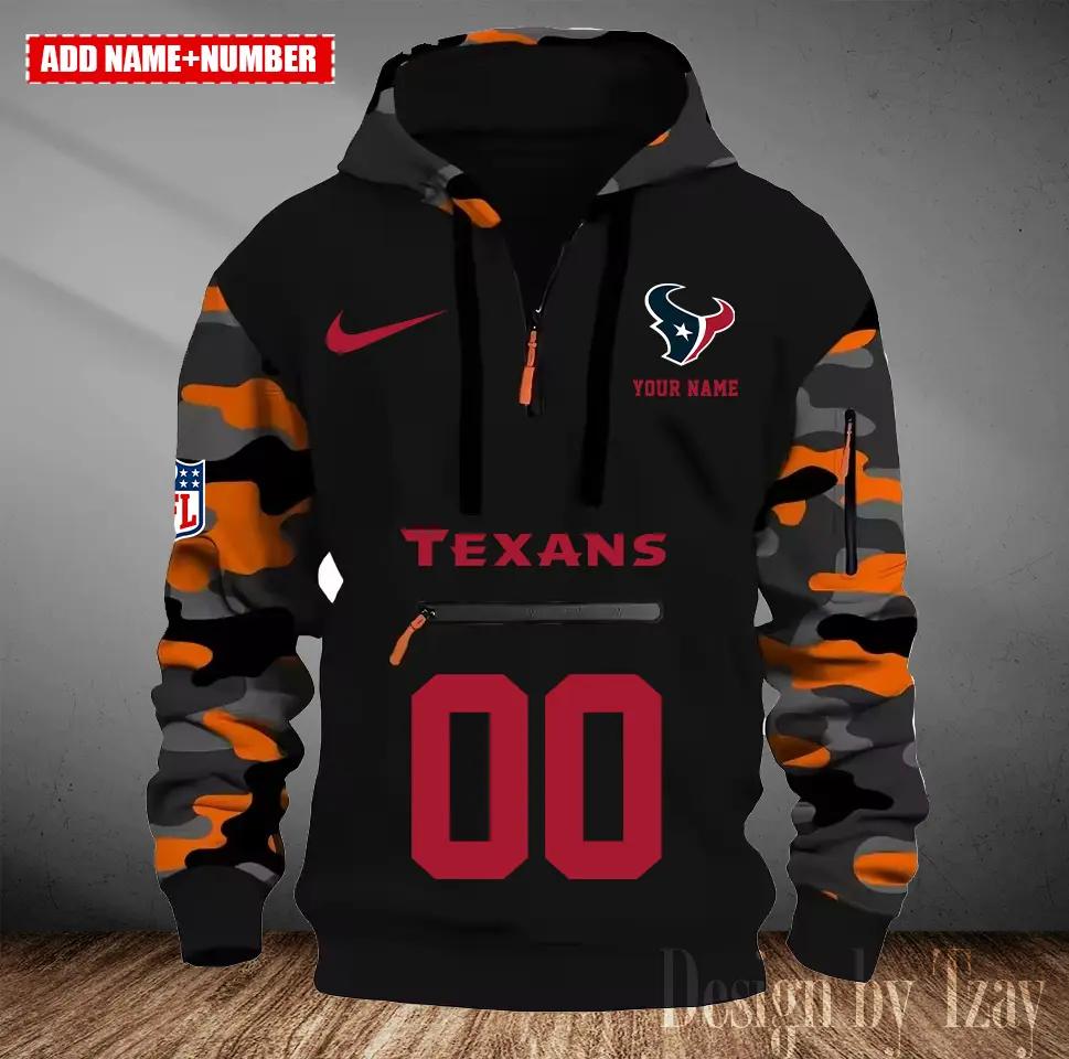 Houston Texans Camouflage Hooded Sweatshirt HA13