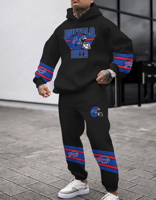 Buffalo Bills Combo Pullover Hoodie And Sweatpants AZBTPHSP000132