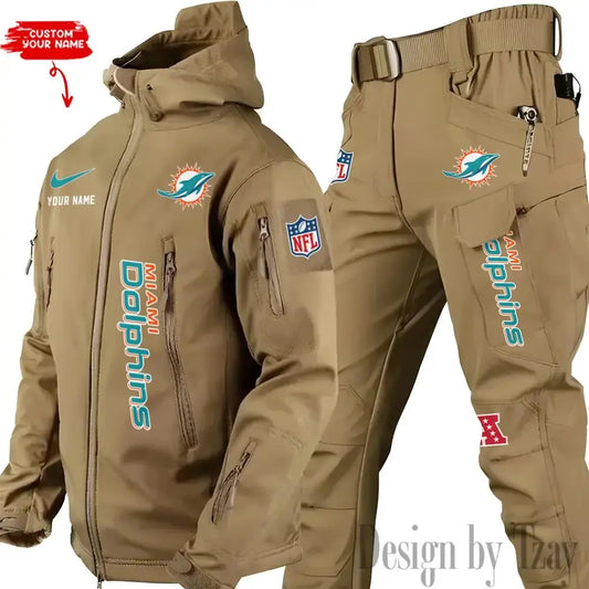 Miami Dolphins Outdoor Jacket and Pants 000060