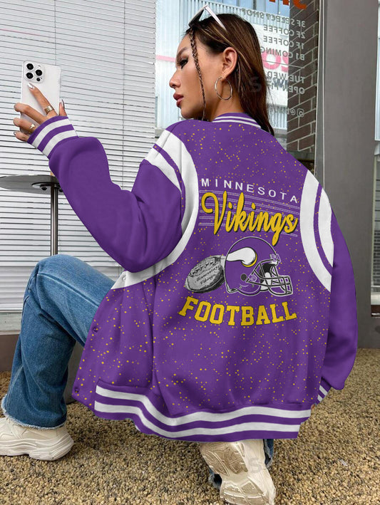 Minnesota Vikings National Football League Varsity Jacket AZBTVJK000585