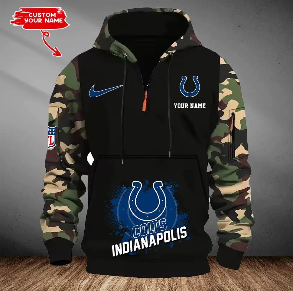 Indianapolis Colts Camouflage Hooded Sweatshirt HA45