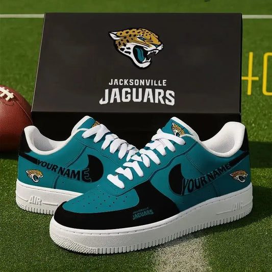 Jacksonville Jaguars New Personalized AF1-1 Sneakers 2025 AZBTAF1N000015