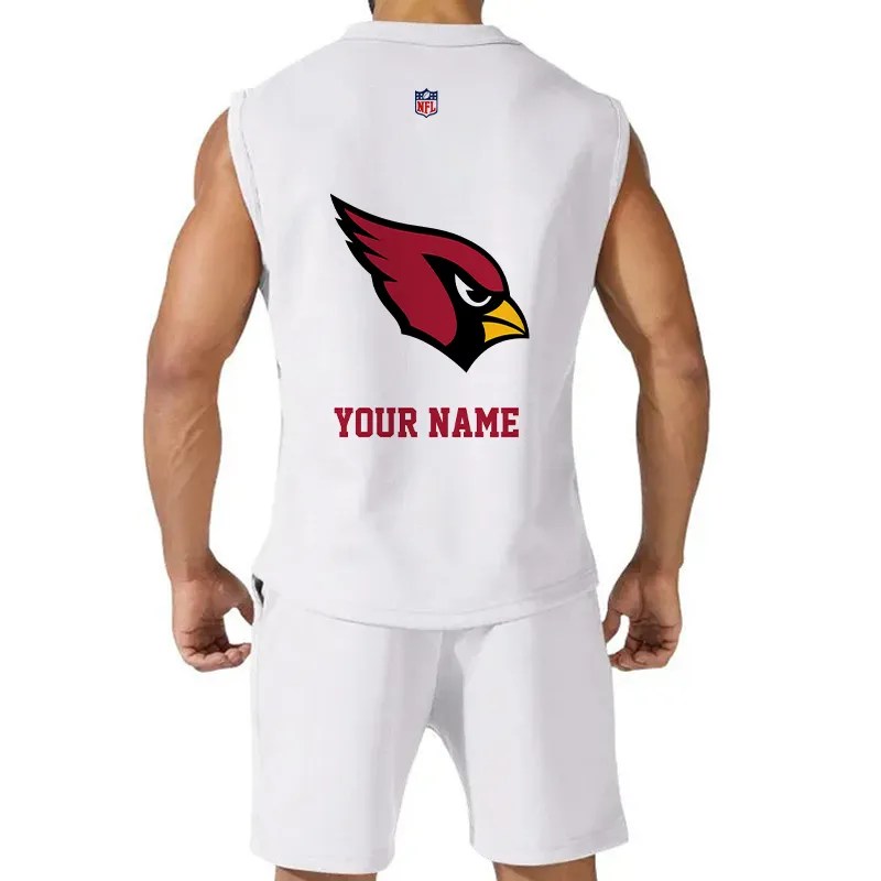Arizona Cardinals Combo Men Jersey Tank Top and Shorts AZICOTATTMS00025