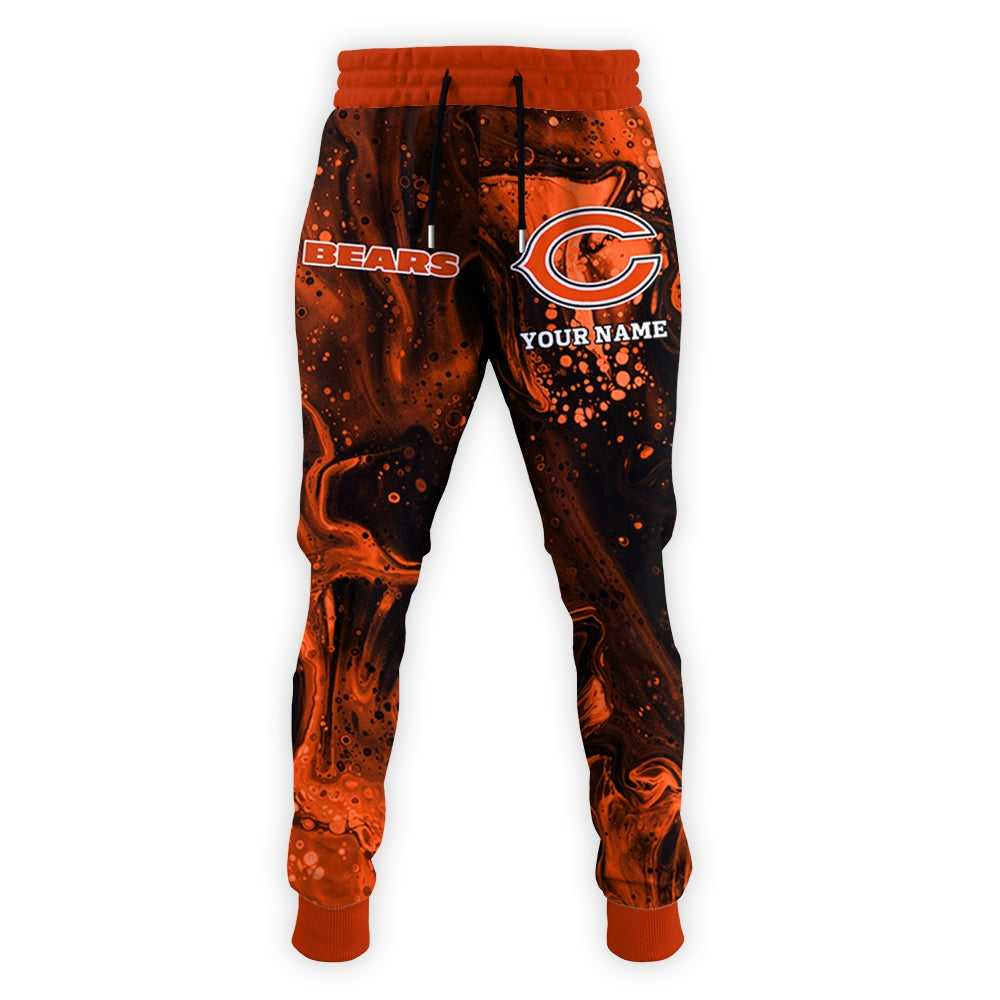 Chicago Bears Personalized Hoodie and Joggers AZCHD980