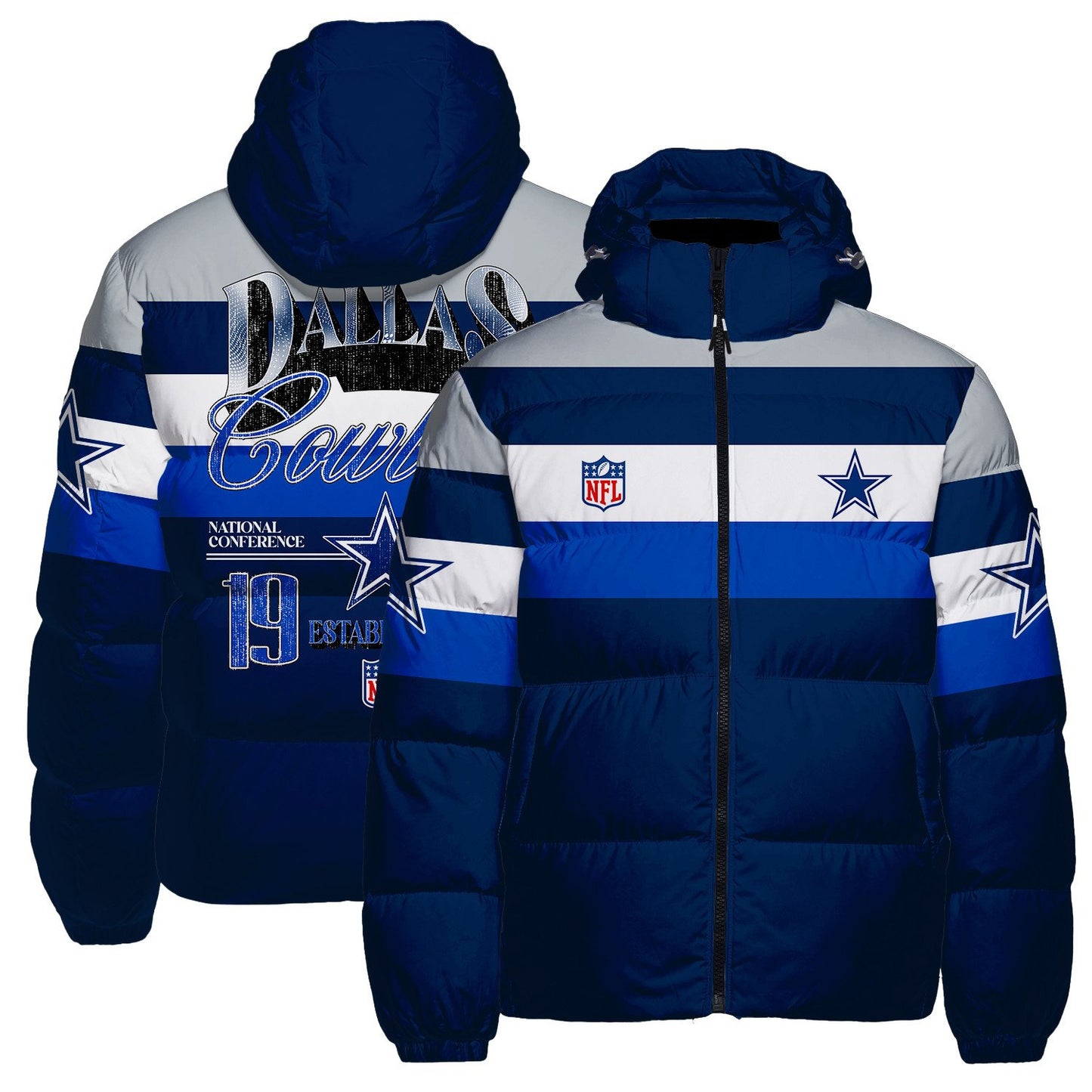 Dallas Cowboys CozyCloud Down Jacket AZBTDWJ000261