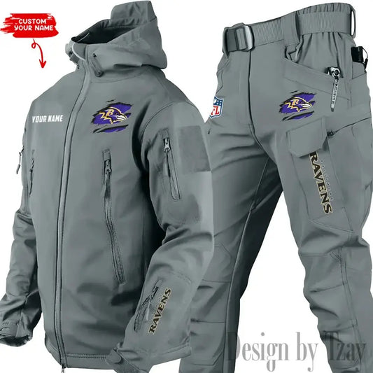 Baltimore Ravens Outdoor Jacket and Pants 000071