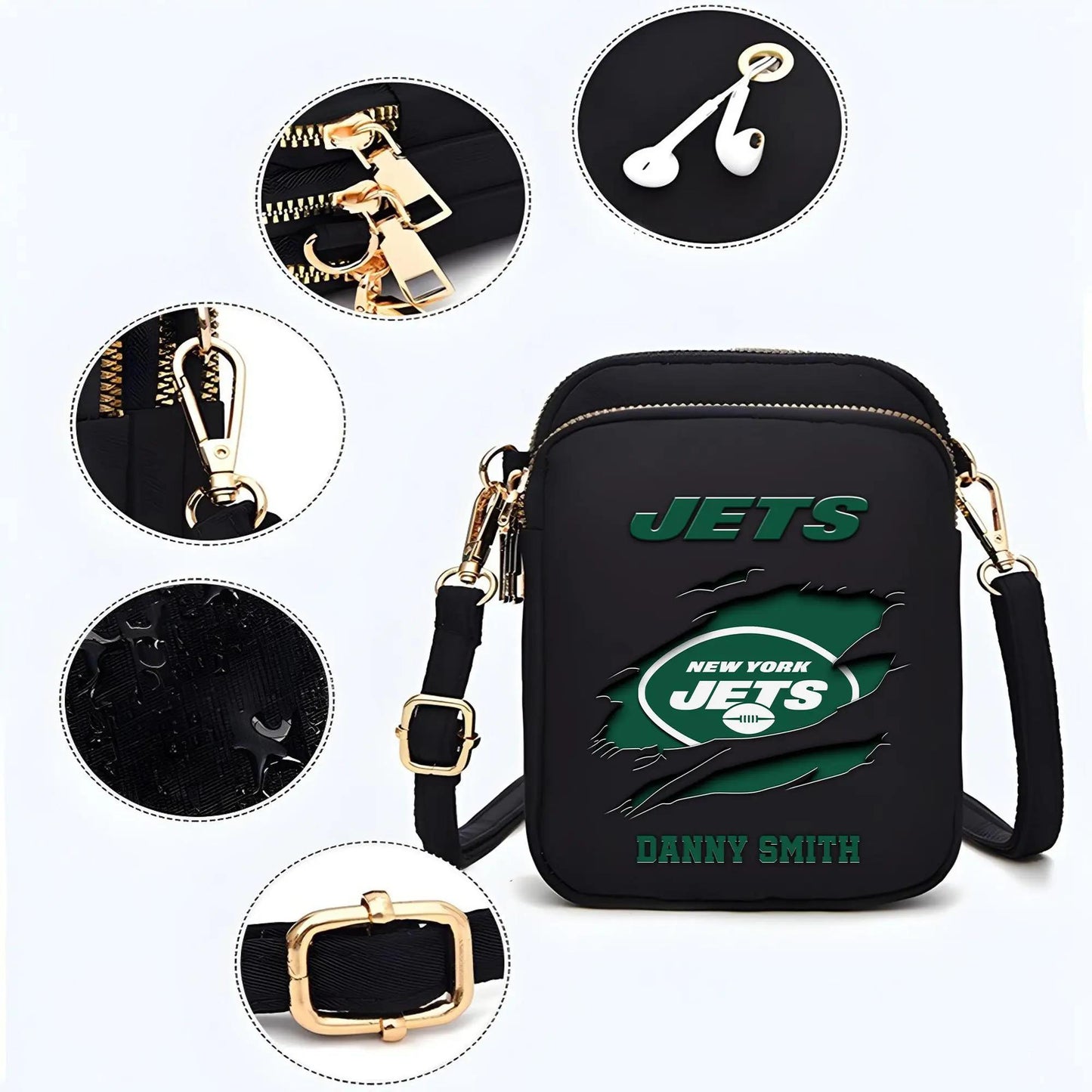New York Jets Mini Crossbody Bag for Women New Trending 2025 AZBT2DMCB000084