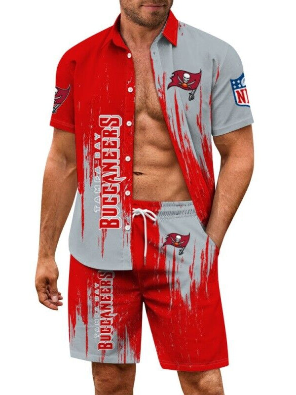 Tampa Bay Buccaneers Combo Hawaiian Shirt and Shorts AZBTHWSS000033