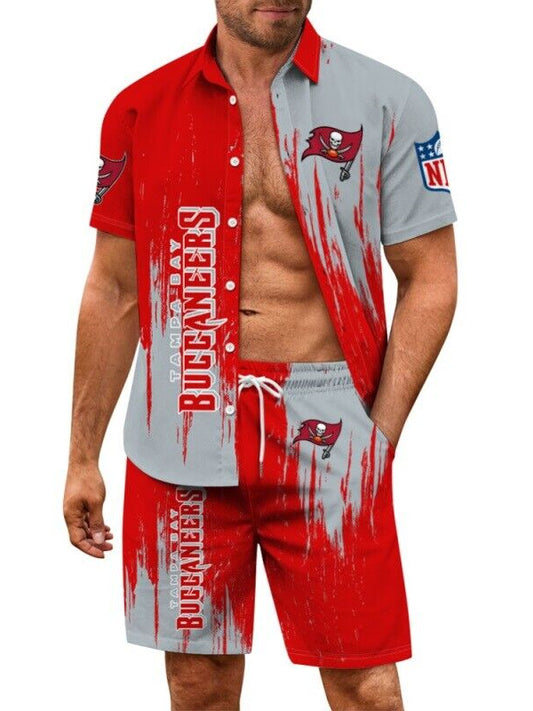 Tampa Bay Buccaneers Combo Hawaiian Shirt and Shorts AZBTHWSS000033
