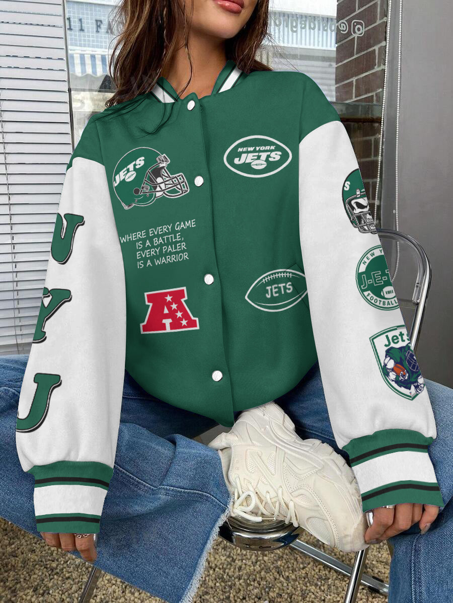 New York Jets National Football League Varsity Jacket AZBTVJK000602