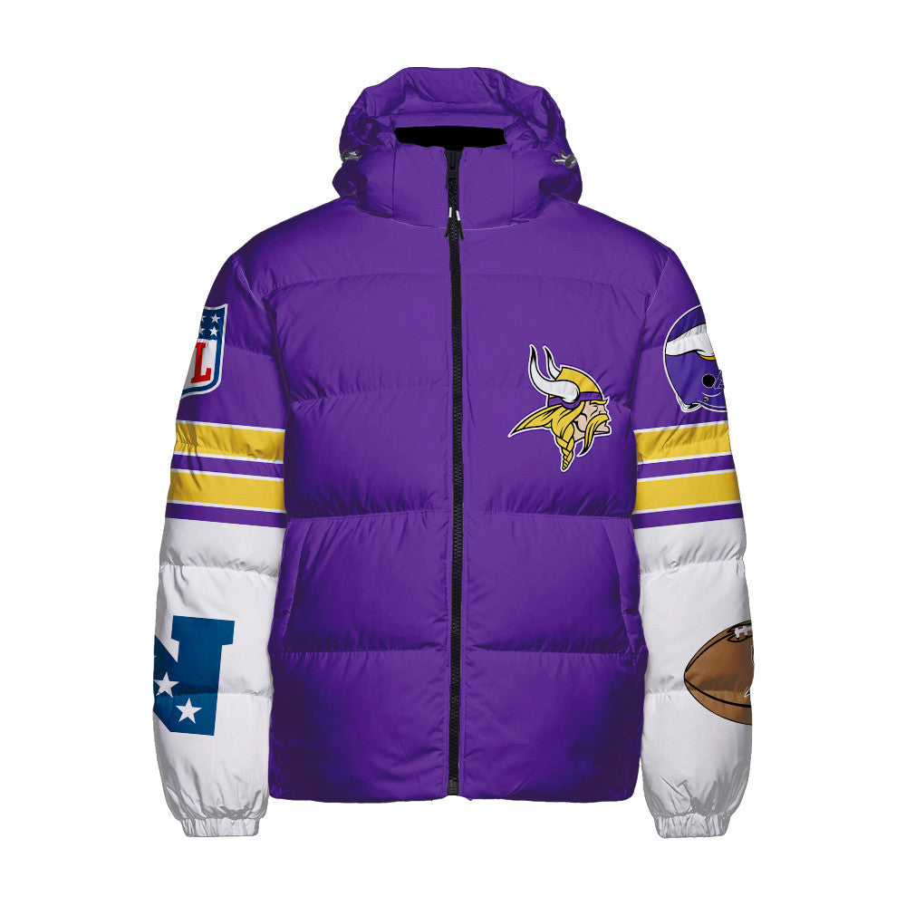 Minnesota Vikings CozyCloud Down Jacket AZBTDWJ000443