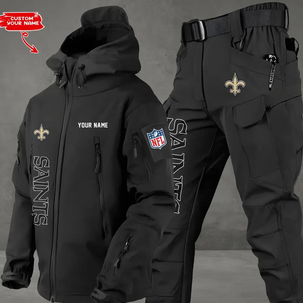 New Orleans Saints Outdoor Jacket and Pants 000004