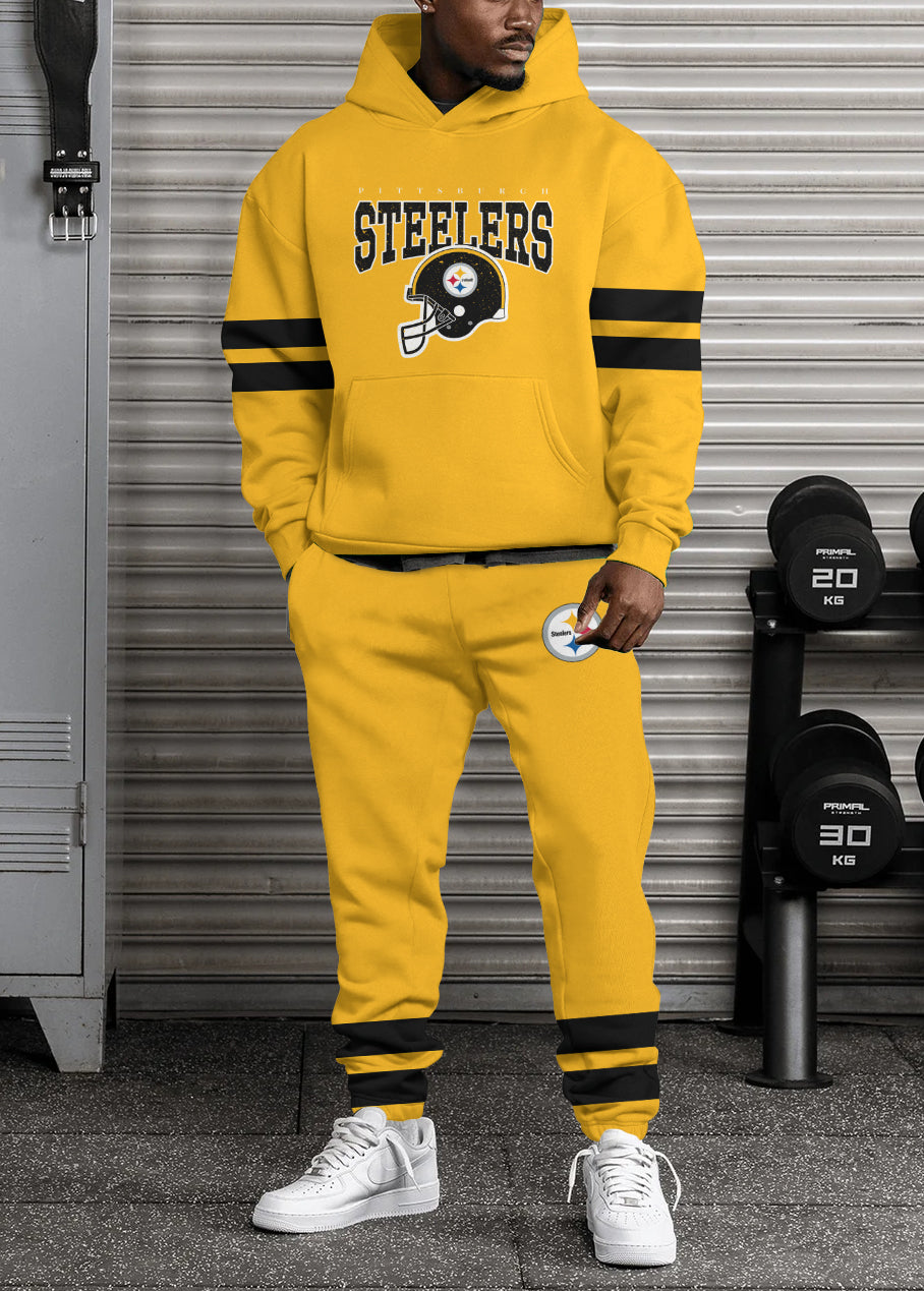 Pittsburgh Steelers Combo Pullover Hoodie And Sweatpants AZBTPHSP000136