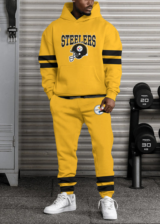 Pittsburgh Steelers Combo Pullover Hoodie And Sweatpants AZBTPHSP000136