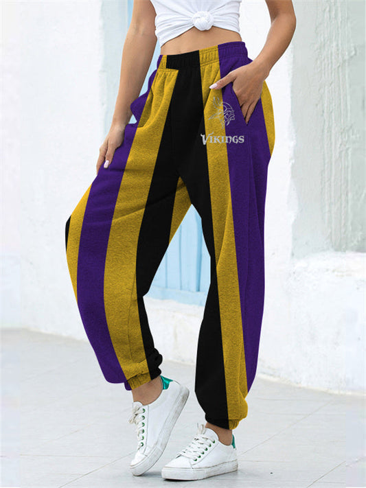 Minnesota Vikings 3D Printed Pocket Sweatpants AZBTBSP000085