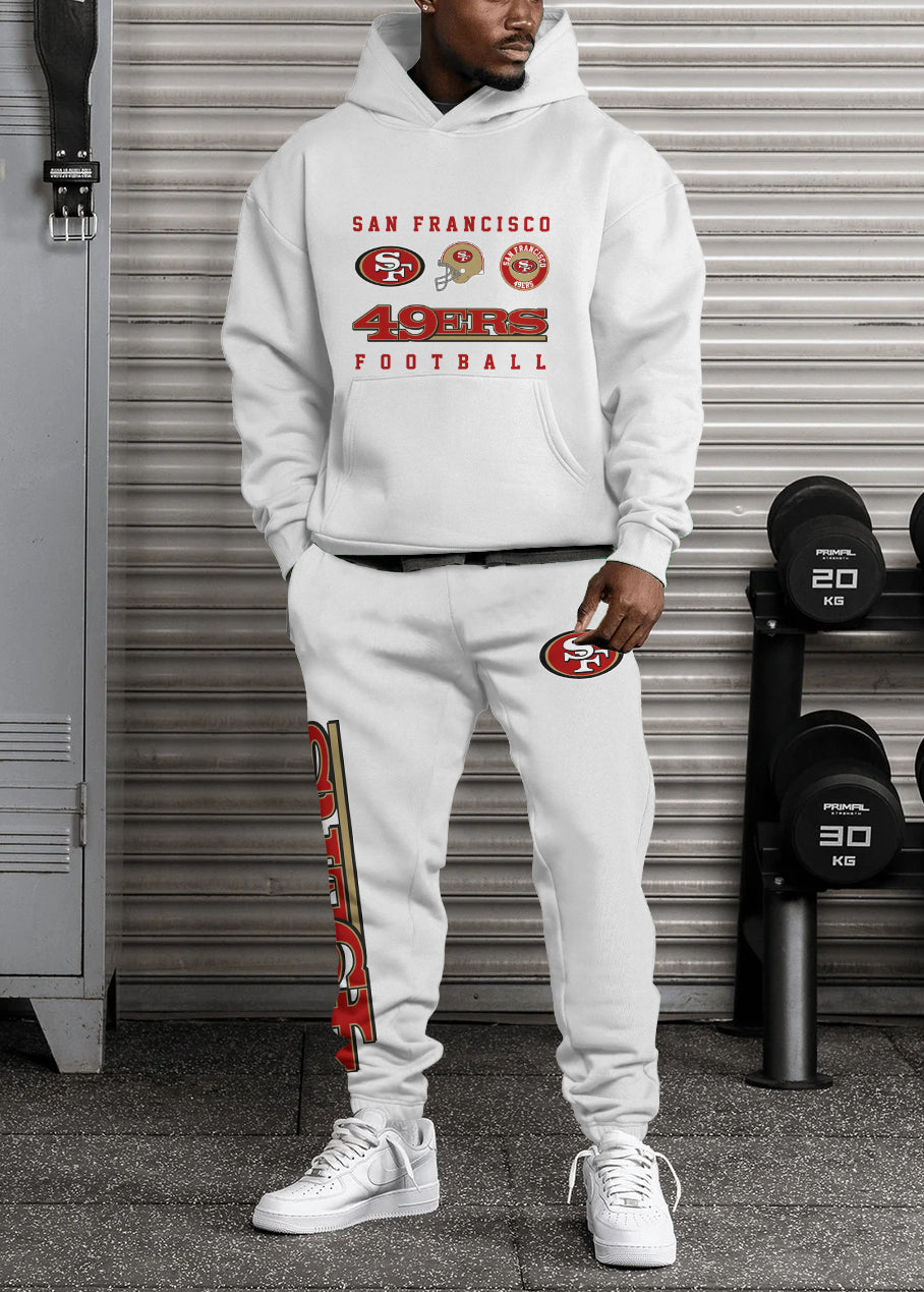 San Francisco 49ers Combo Pullover Hoodie And Sweatpants AZBTPHSP000112