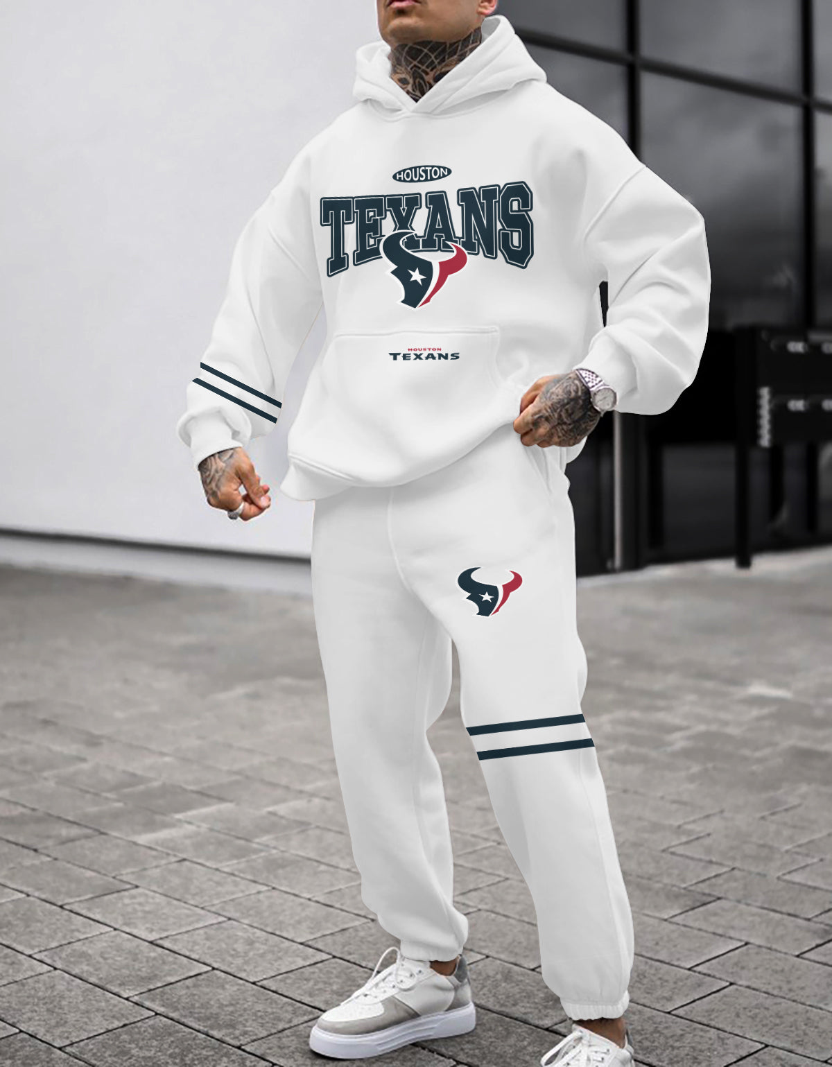 Houston Texans Combo Pullover Hoodie And Sweatpants AZBTPHSP000333