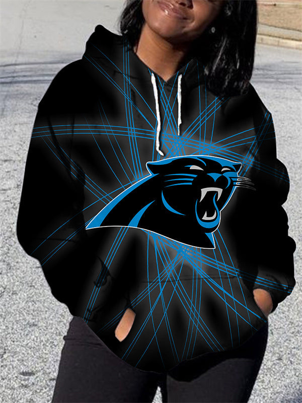 Carolina Panthers 3D Printed Pocket Pullover Hoodie AZBTPH000151