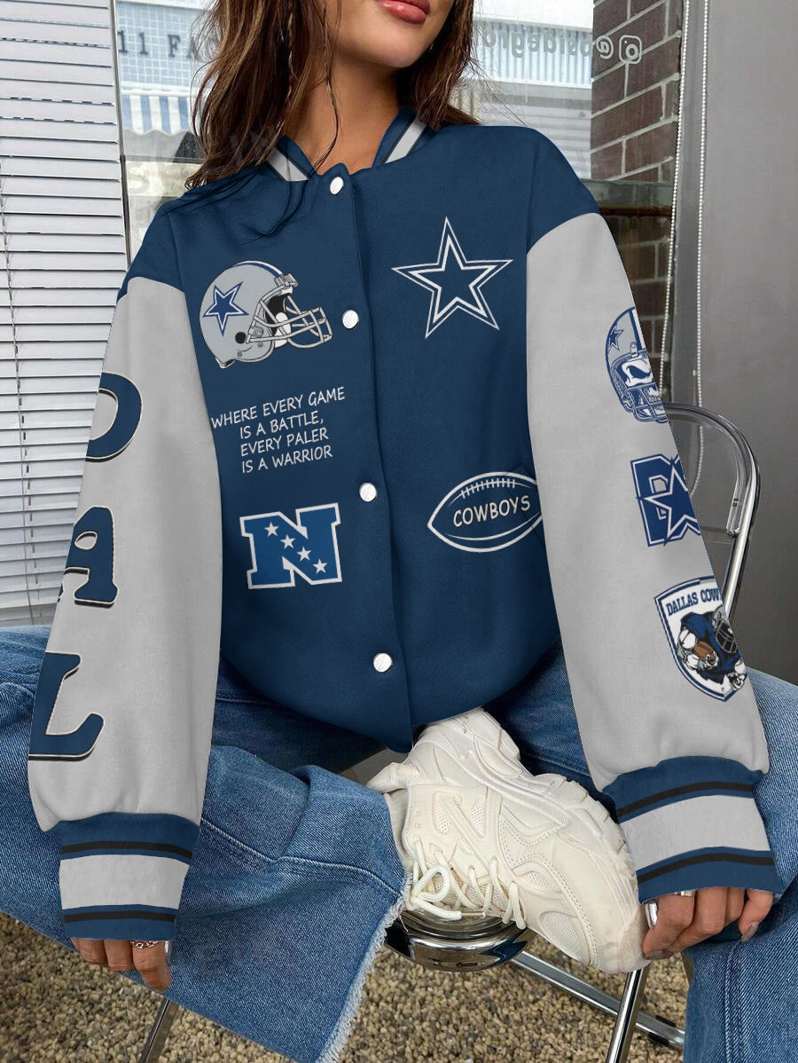 Dallas Cowboys National Football League Varsity Jacket AZBTVJK000563