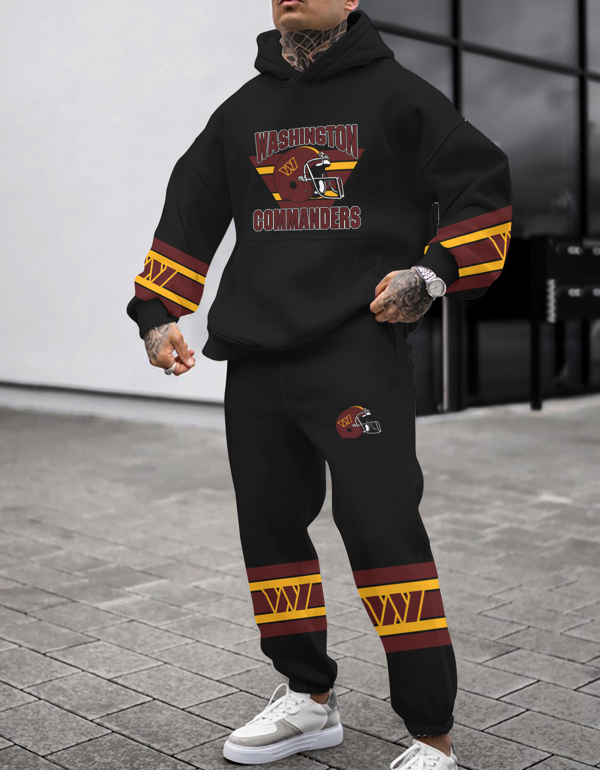 Washington Commanders Combo Pullover Hoodie And Sweatpants AZBTPHSP000063