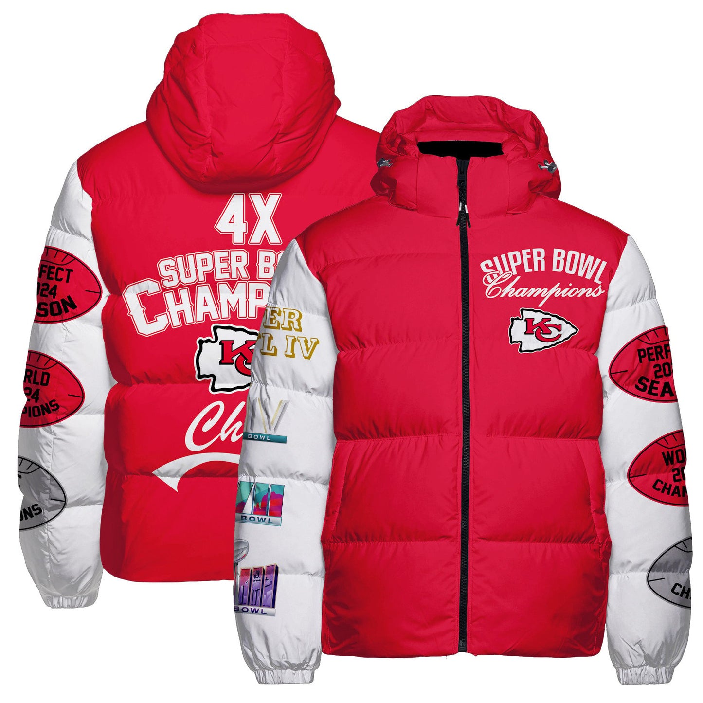 Kansas City Chiefs CozyCloud Down Jacket AZBTDWJ000051