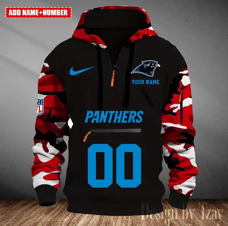 Carolina Panthers Camouflage Hooded Sweatshirt HA08