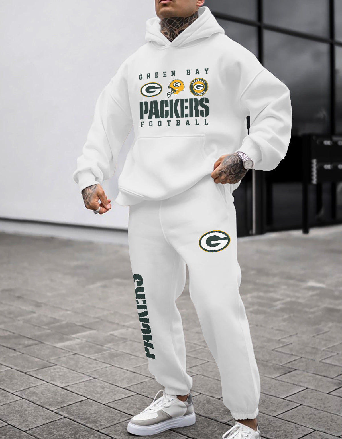 Green Bay Packers Combo Pullover Hoodie And Sweatpants AZBTPHSP000438