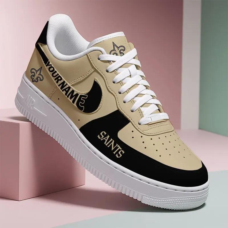 New Orleans Saints New Personalized AF1-1 Sneakers 2025 AZBTAF1N000023
