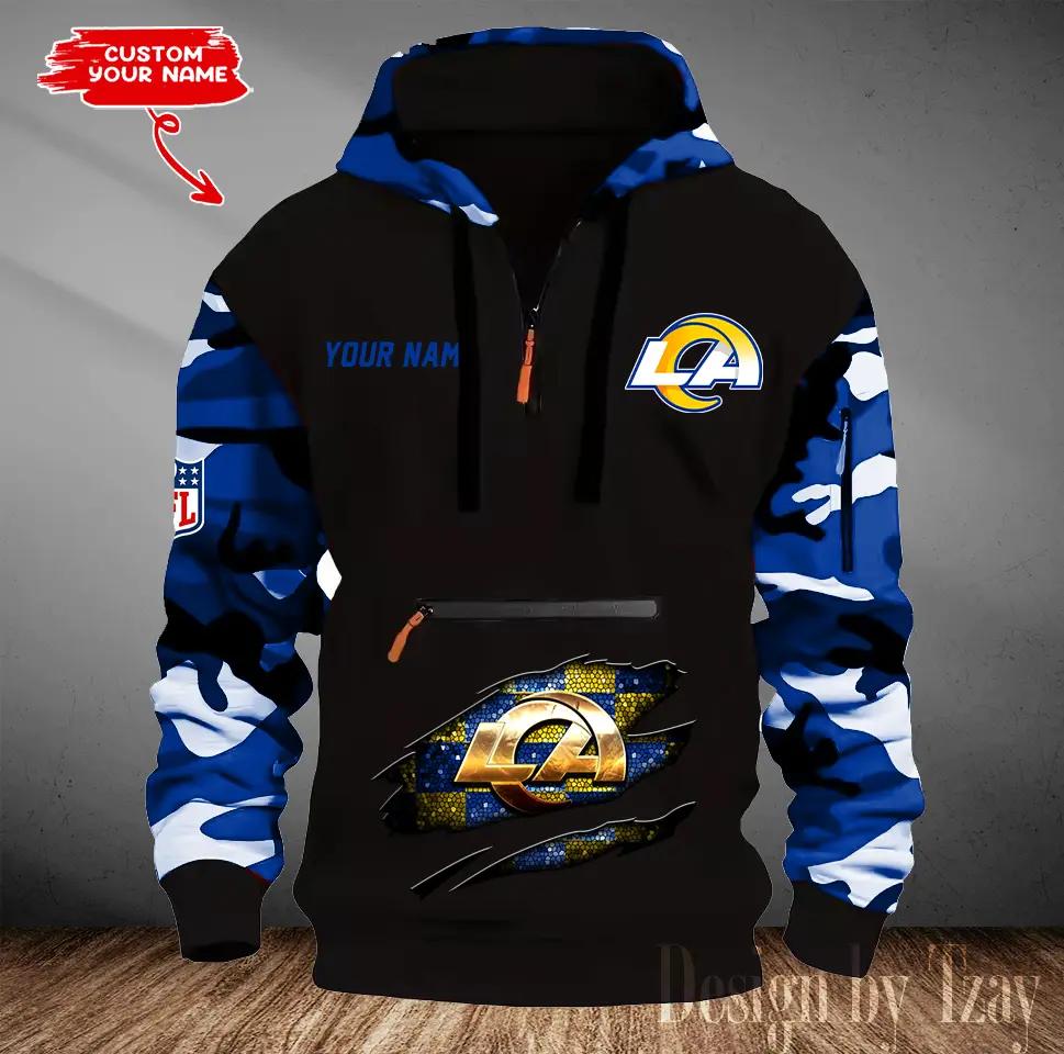 Los Angeles Rams Camouflage Hooded Sweatshirt HA82