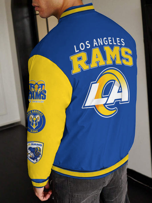 Los Angeles Rams National Football League Varsity Jacket AZBTVJK000502