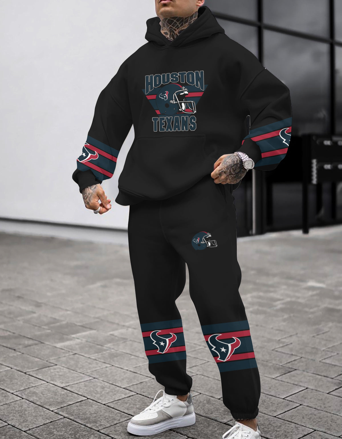Houston Texans Combo Pullover Hoodie And Sweatpants AZBTPHSP000110