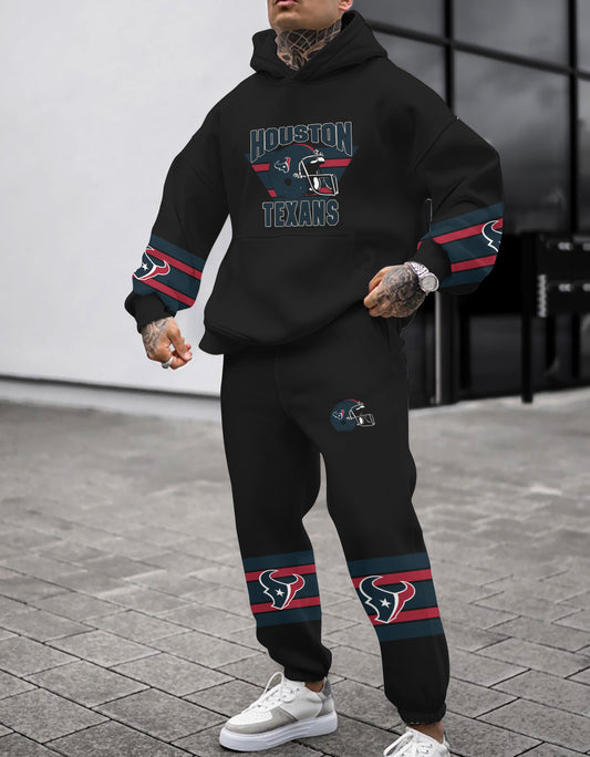 Houston Texans Combo Pullover Hoodie And Sweatpants AZBTPHSP000110