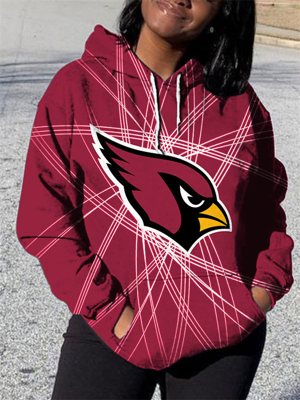 Arizona Cardinals 3D Printed Pocket Pullover Hoodie AZBTPH000149