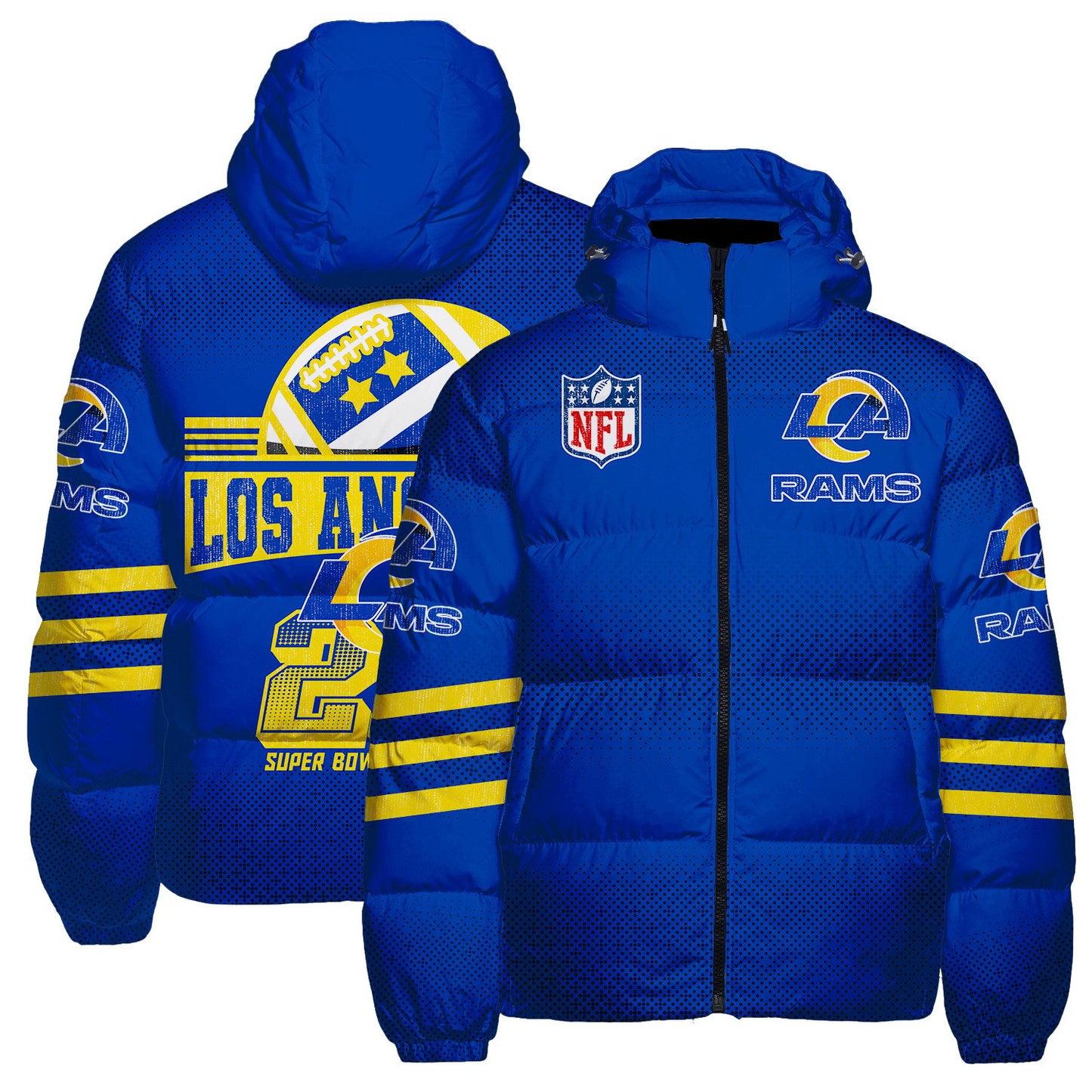 Los Angeles Rams CozyCloud Down Jacket AZBTDWJ000370