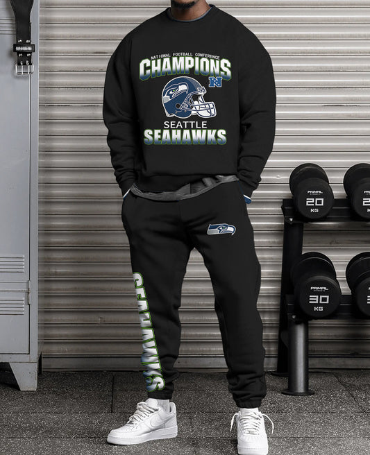 Seattle Seahawks Combo 3D Sweatsuit and Sweatpants Unisex CBSP196