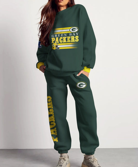 Green Bay Packers Combo 3D Sweatsuit and Sweatpants Unisex CBSP109