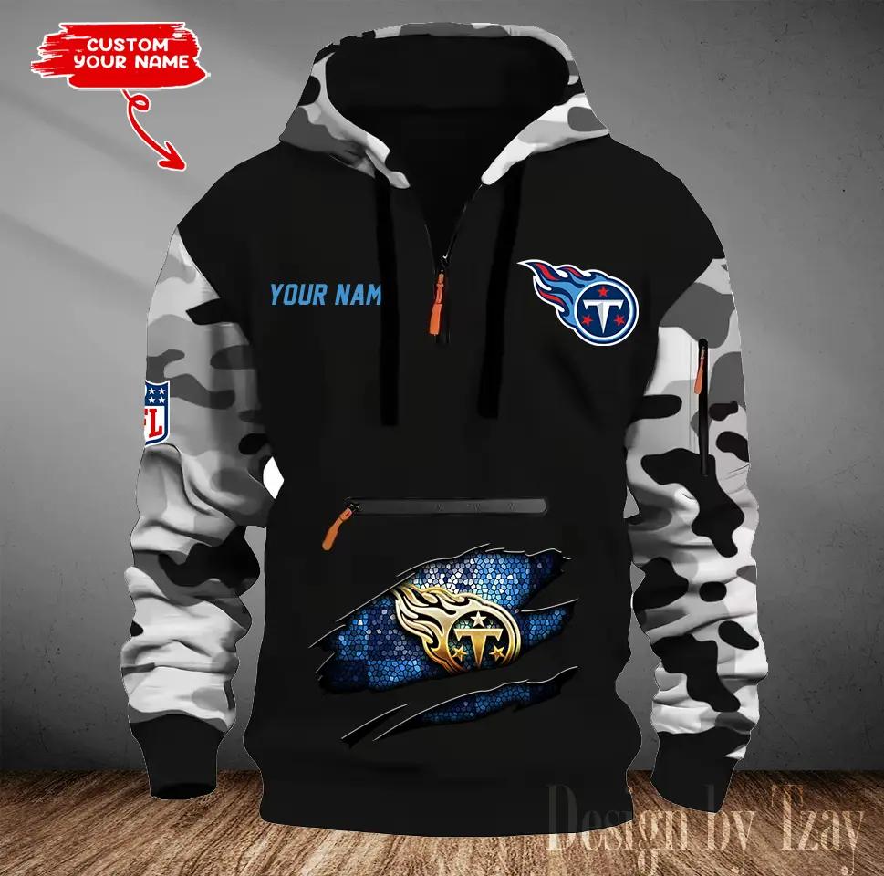 Tennessee Titans Camouflage Hooded Sweatshirt HA94