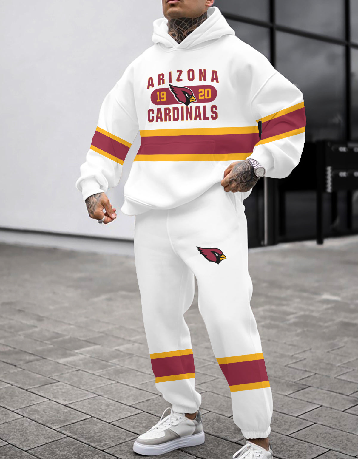Arizona Cardinals Combo Pullover Hoodie And Sweatpants AZBTPHSP000418